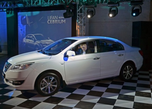 Презентация нового автомобиля Lifan Cebrium